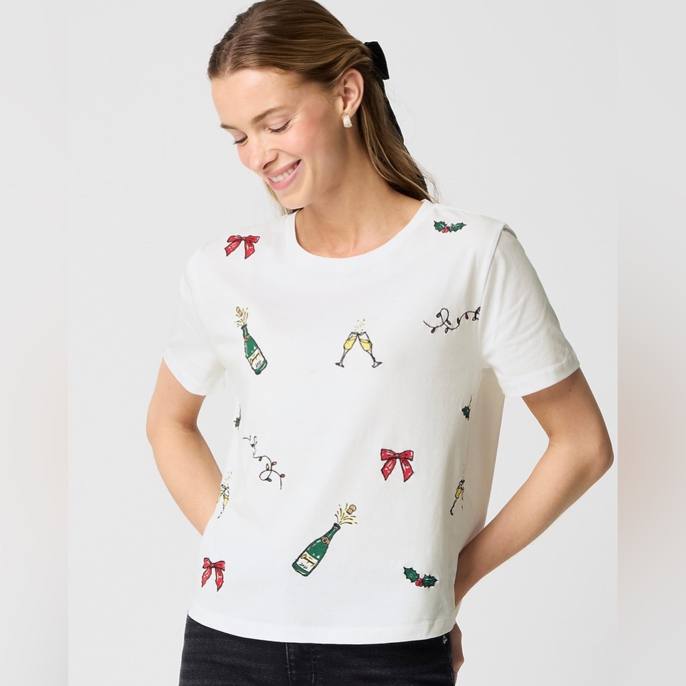 J. Crew Classic White Tee